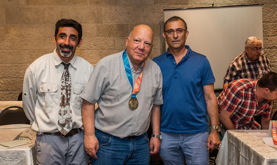 Macc Moshe Gal and the medal